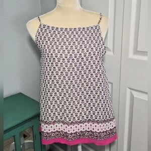 Loft Outlet Floral Strappy Camisole Tank Top M